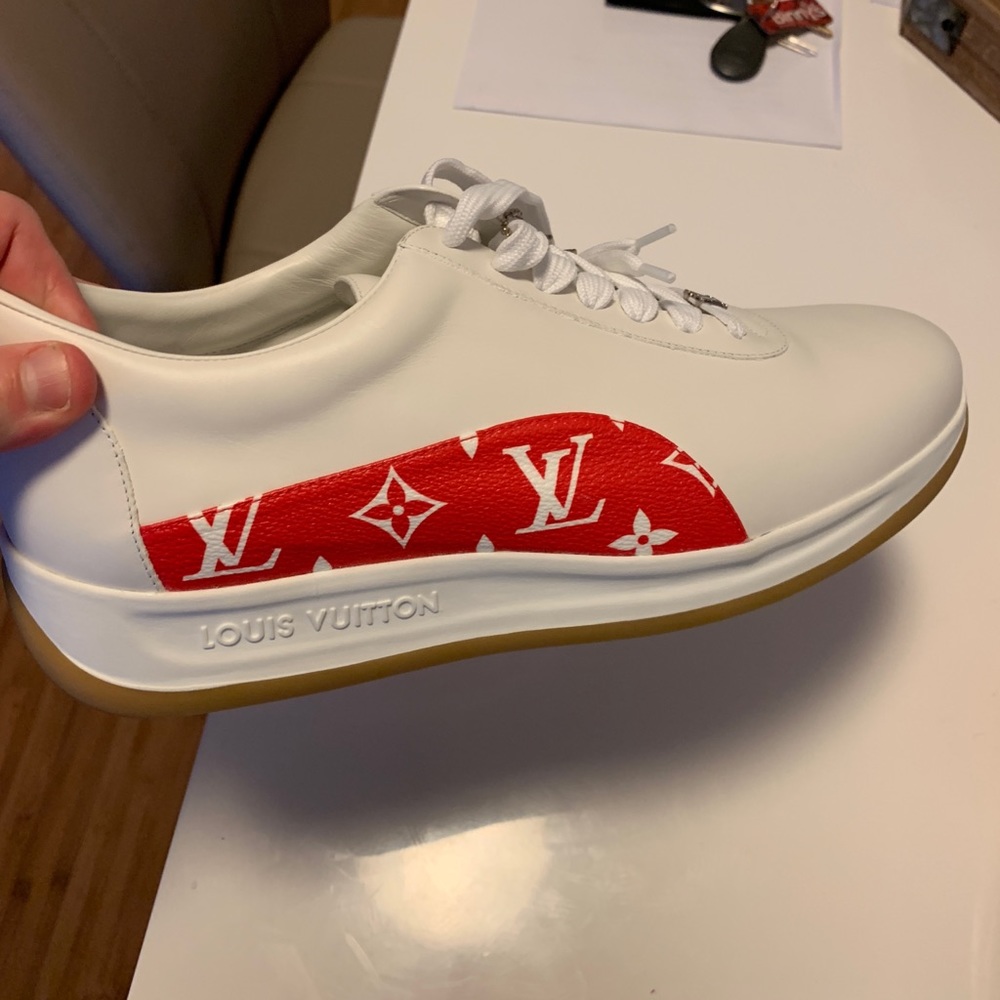 Louis Vuitton X Supreme Sneakers